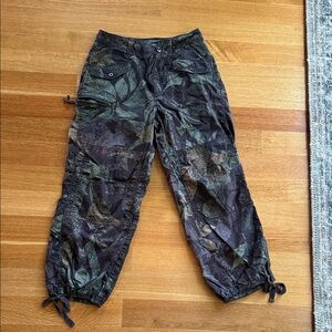 Anthropologie Dark Patterned Pants size 26